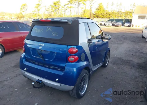 2008 Smart Fortwo Passion из США, поврежденный, VIN WMEEK31X48K167864